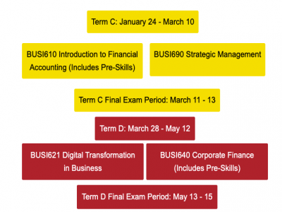 December 9 - Introducing Your Spring 2022 Course Schedule! | Masters  Programs Office